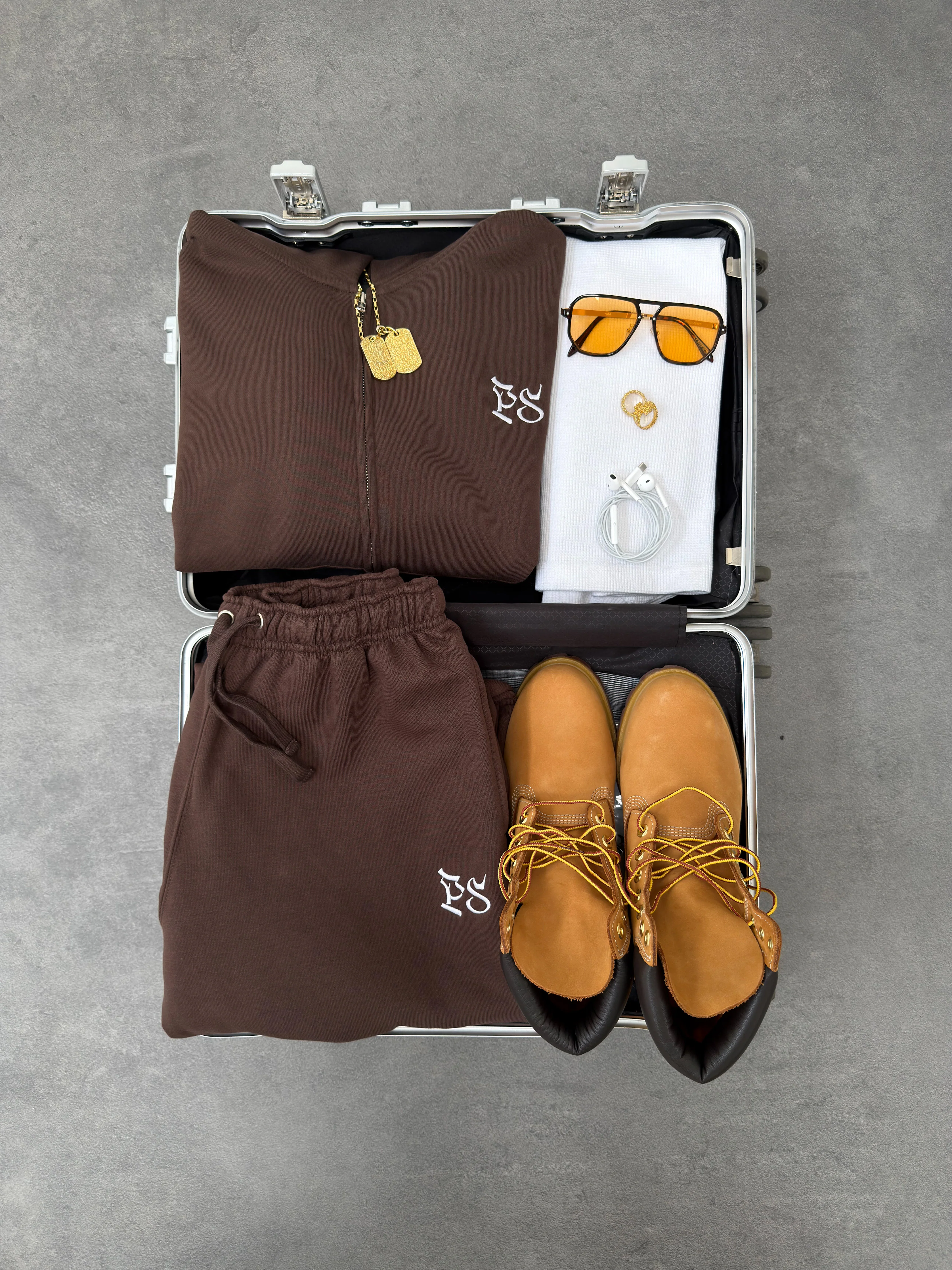 BROWN ZIP-HOODIE - Image 5