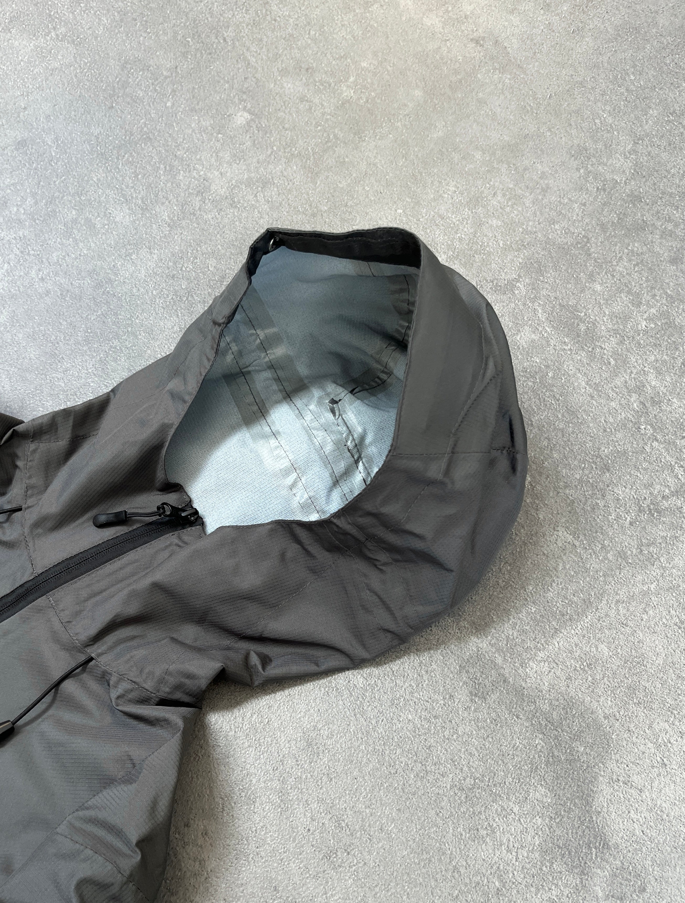 CHARCOAL GRAY RIPSTOP RAIN JACKET - Image 5