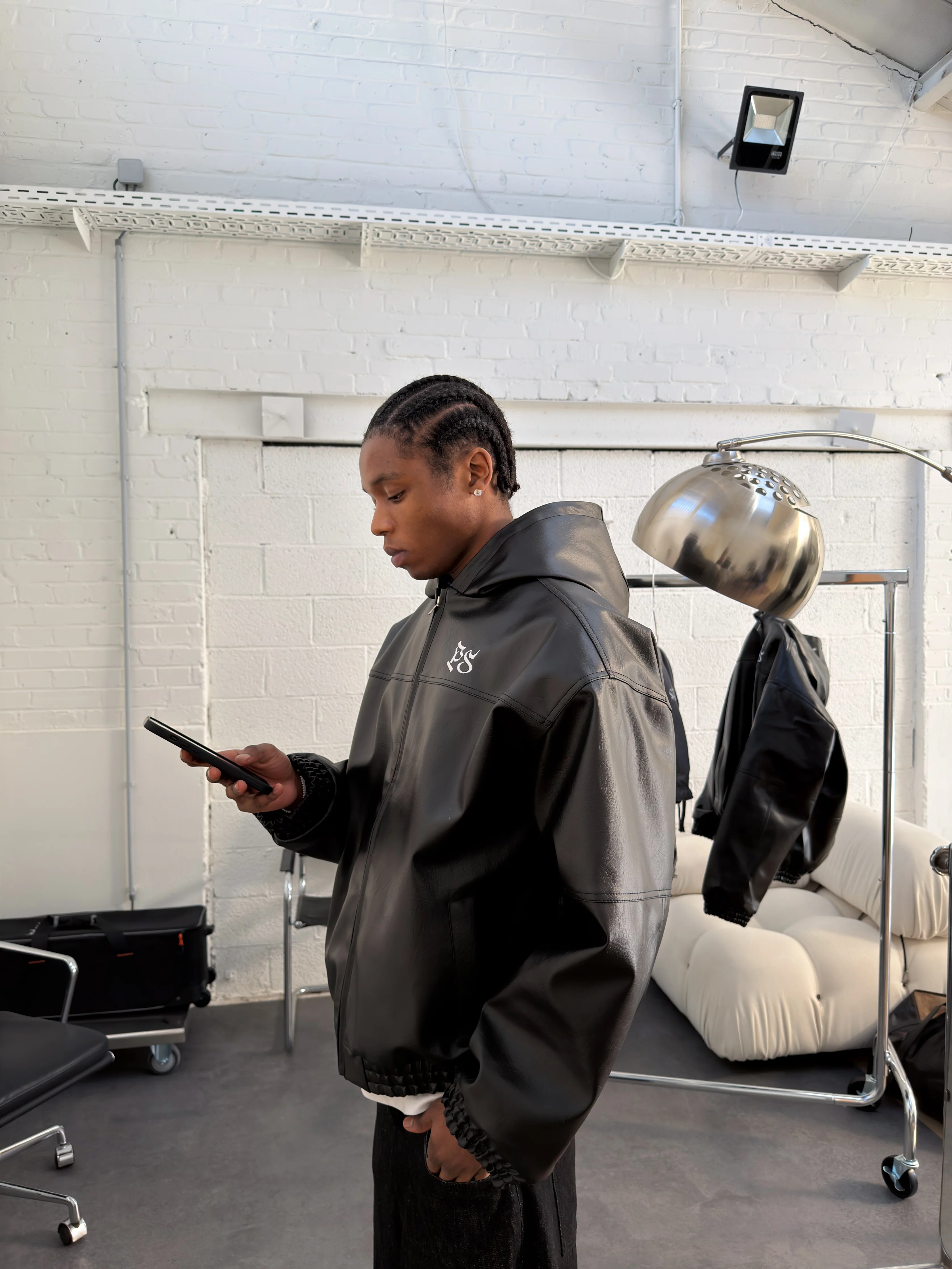HAWK LEATHER JACKET - MAT - Image 4