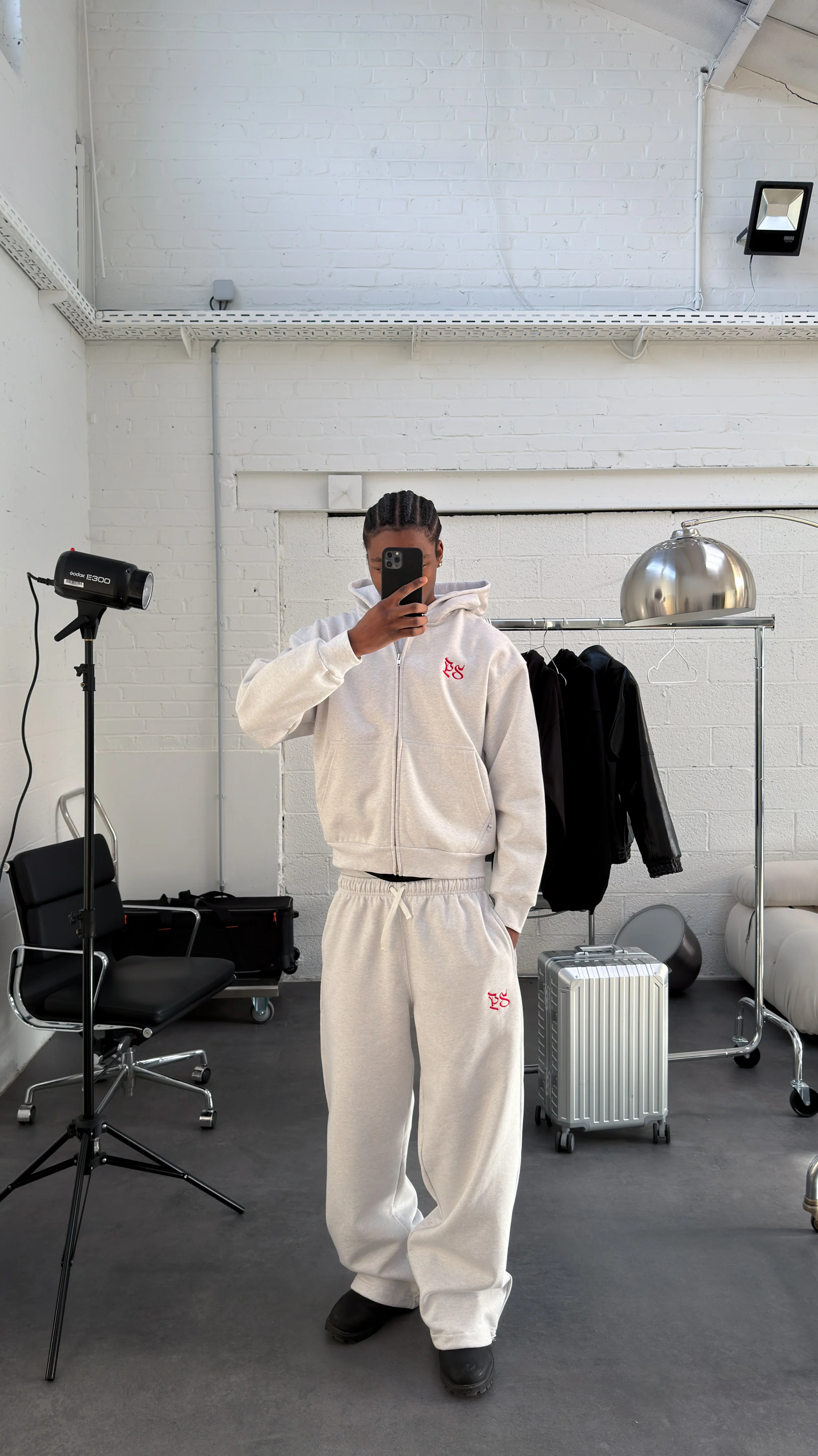 LIGHT GRAY BAGGY TROUSER - Image 6
