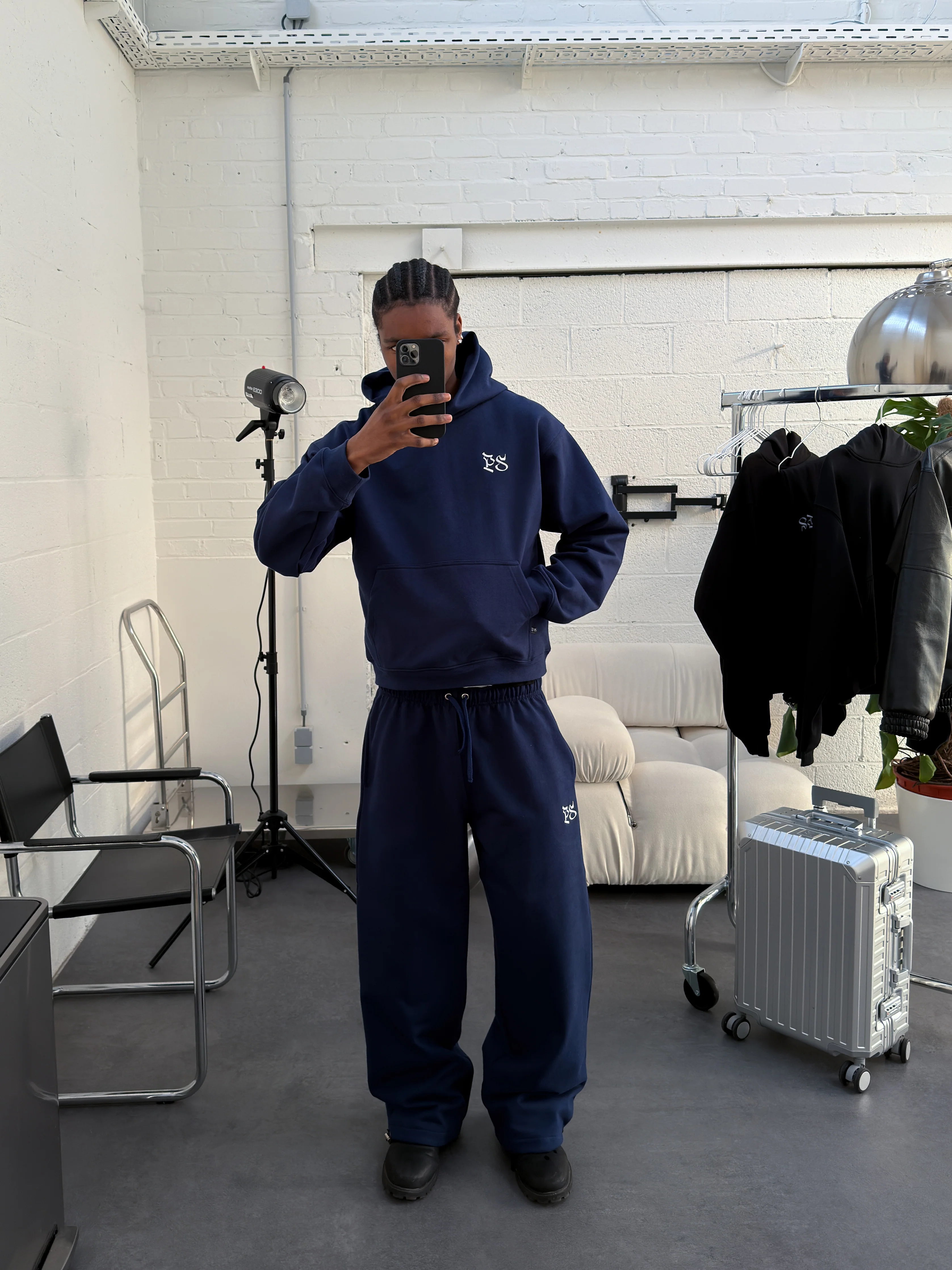 NAVY BAGGY TROUSER - Image 7