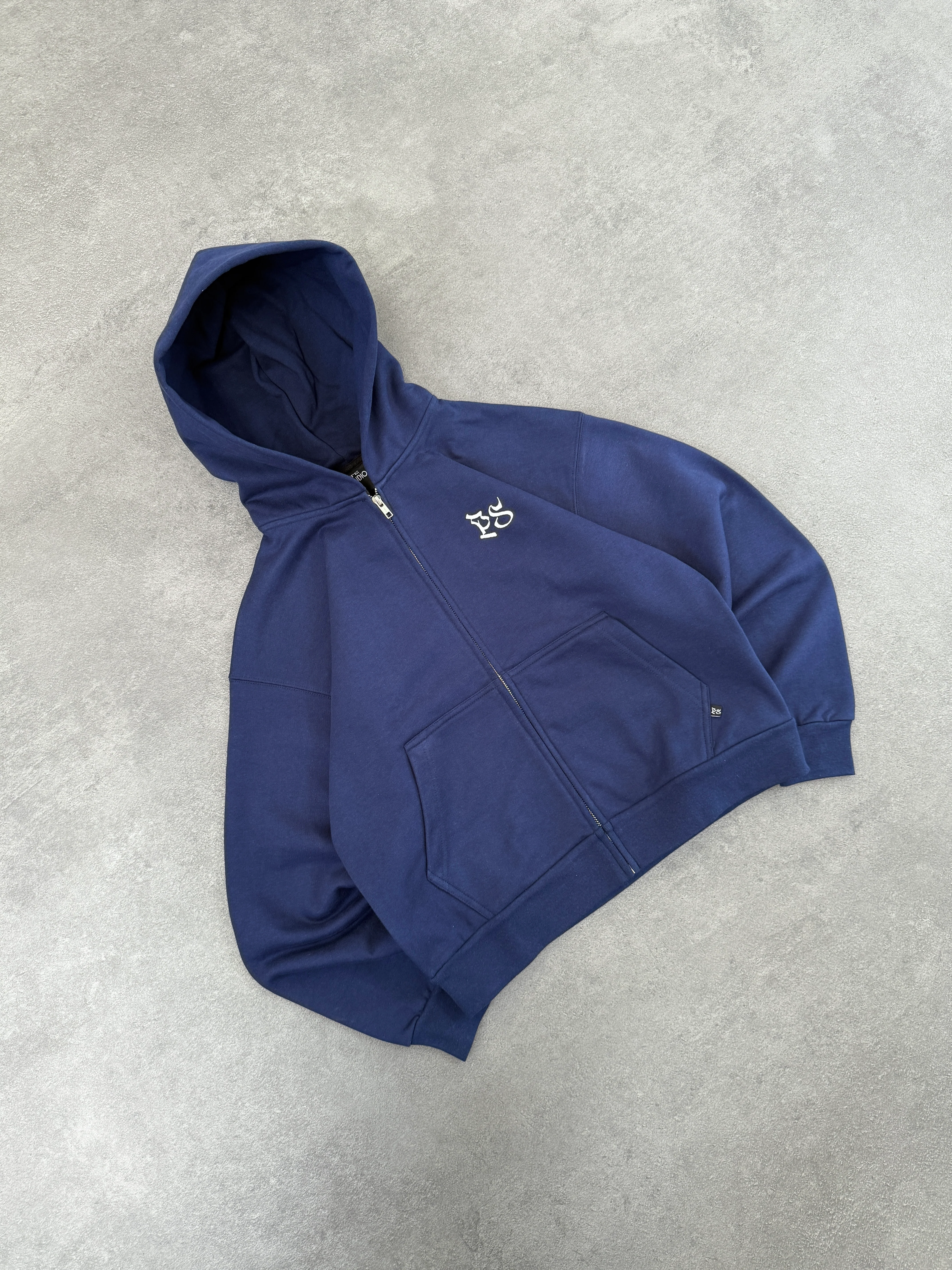 NAVY ZIP-HOODIE - Image 4