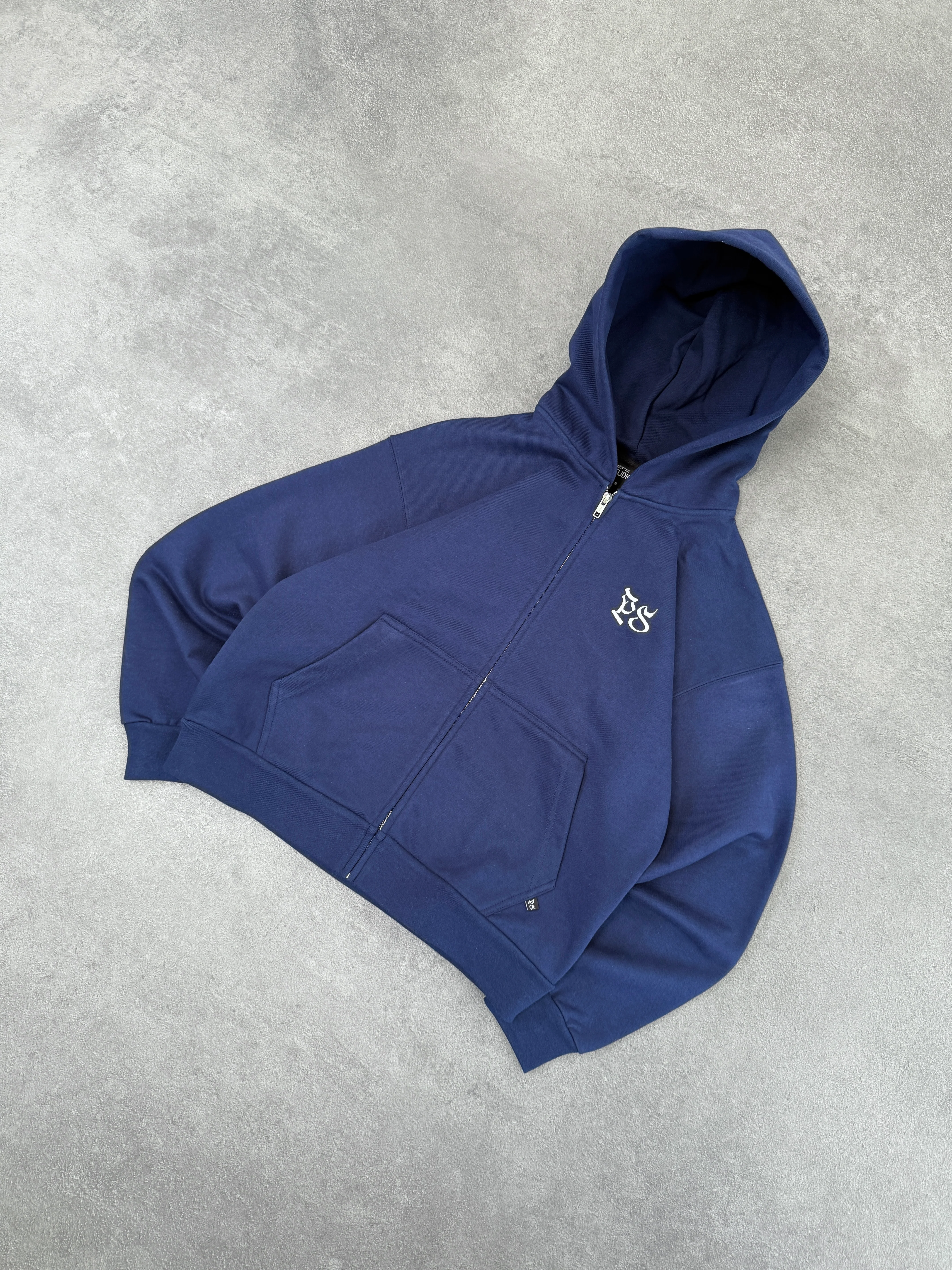 NAVY ZIP-HOODIE - Image 5