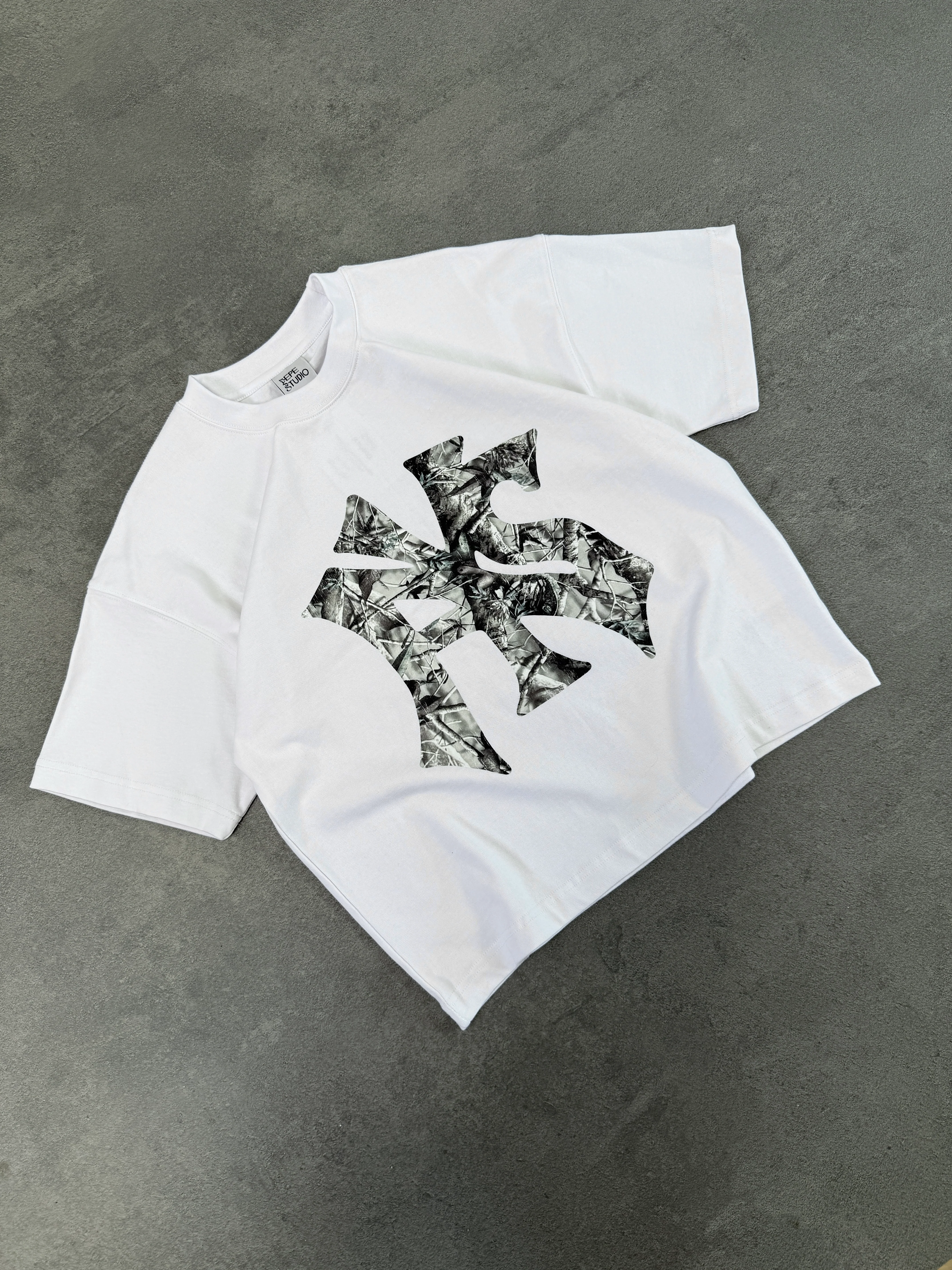 PYS WHITE CAMO TEE - Image 3