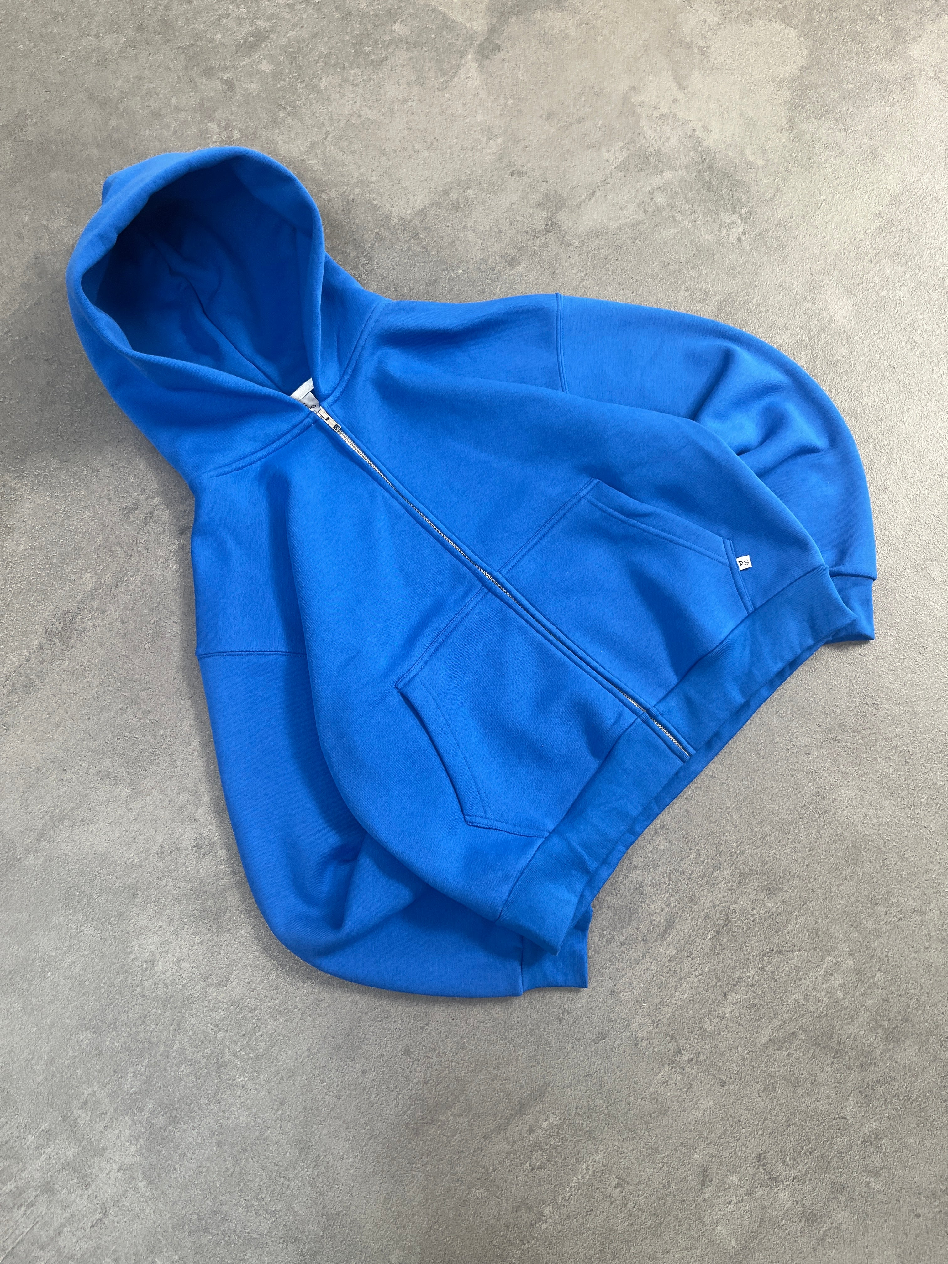 ROYAL BLUE ZIP-HOODIE - Image 3